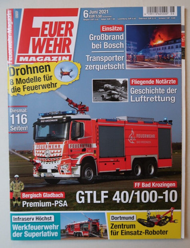 Feuerwehr magazin 2021 - feuerwehr, 6/2021