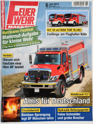 Feuerwehr magazin juni - feuerwehr-magazin, 2013