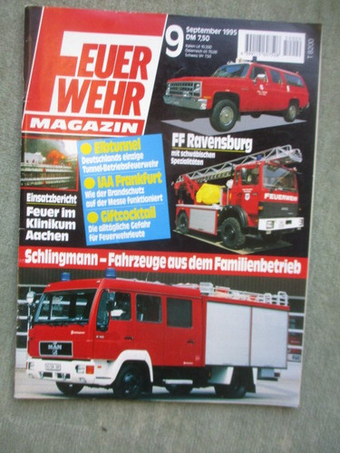 Feuerwehr magazin 1995 ff - feuerwehr,