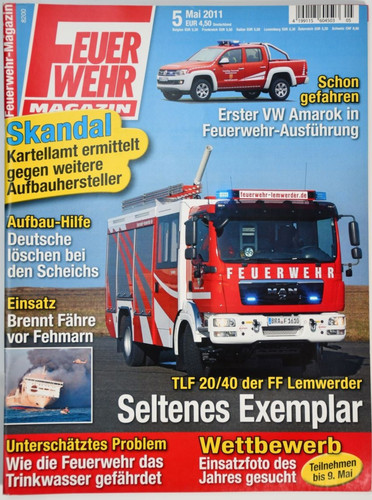 Feuerwehr magazin mai - feuerwehr-magazin,