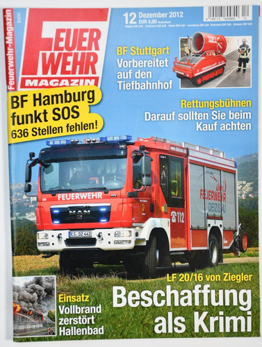 Feuerwehr magazin dezember - feuerwehr-magazin,